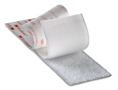 3M White Hook Premium Adhesive  1" x 50 Yards