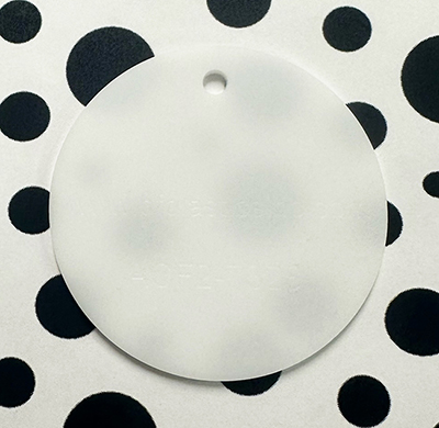 BF Cast Acrylic 1/8" Matte White Frost (1-side frost/matte)