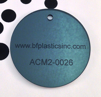 BF Extruded Acrylic 1/8" Grey Mirror (1-sided gloss)