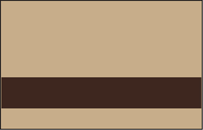 Discontinued item.  Rowmark Satin 1/16 2-Ply Beige/Dark Brown