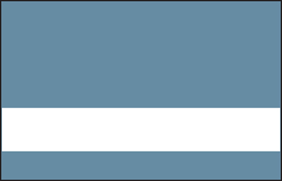 Discontinued item.  Rowmark Satin 1/16 2-Ply Metallic Blue/White