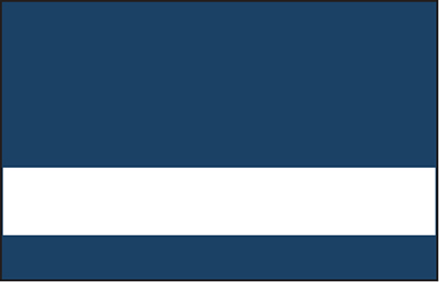Discontinued item.  Rowmark Satin 1/16 2-Ply Navy Blue/White