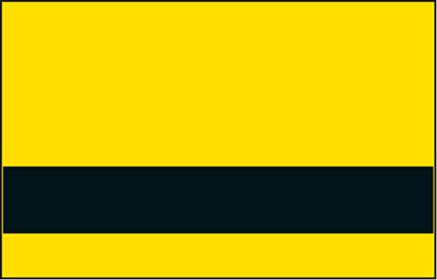 Rowmark DurMark Safety Yellow/Black 1/8" 2-Ply