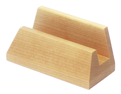 BF Woods Slant Edge Card Holder- Maple