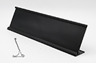 Desk Holder 2" x 8" Matte Black w/ 1/8" slot